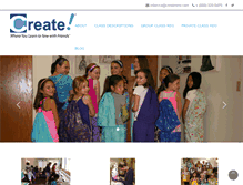 Tablet Screenshot of createsew.com